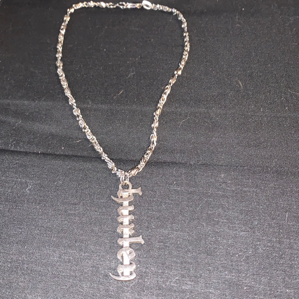 Hurley Silver Tone Necklace